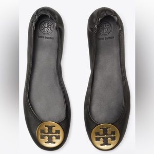TORY BURCH BLACK BALLET FLATS